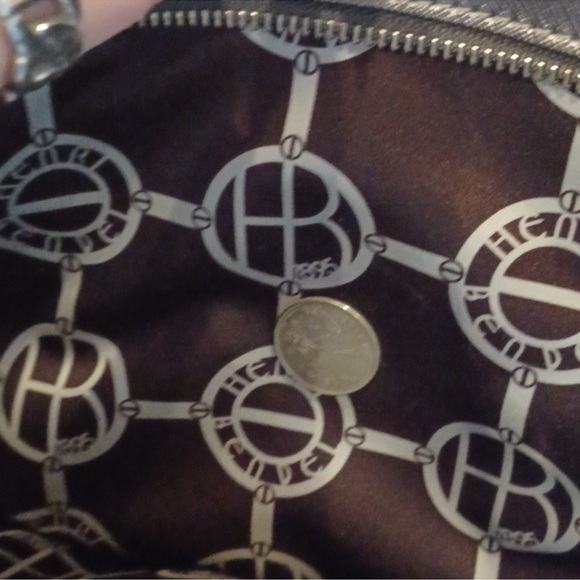 Henri Bendel New York Gorgeous Pewter/Silver Handbag/Crossbody Bag - Picture 13 of 16